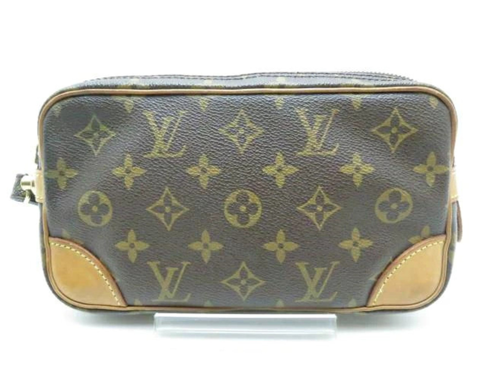 Louis Vuitton Bag Shoulder Marly Monogram Dragonne Brown